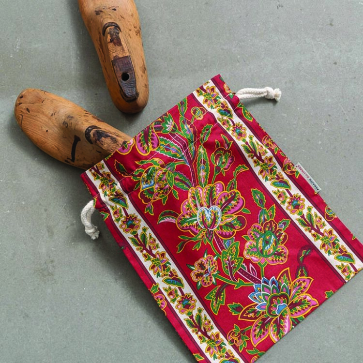 Shoe Bag - Red Shangri-la